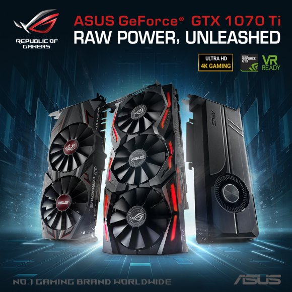 ASUS GeForce GTX1070Ti Series