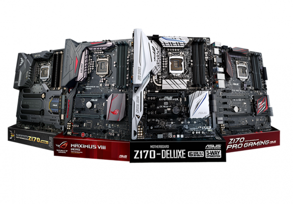 ASUS Z170 motherboards