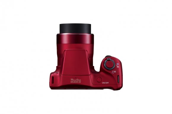 SX400_IS TOP Red Camera On
