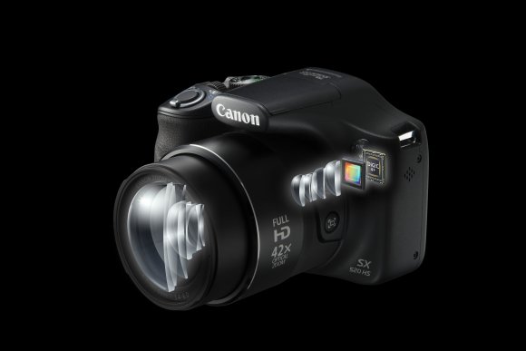 SX520_HS lens sensor digic processor perspective