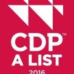 Il logo CDP Climate A List 2016